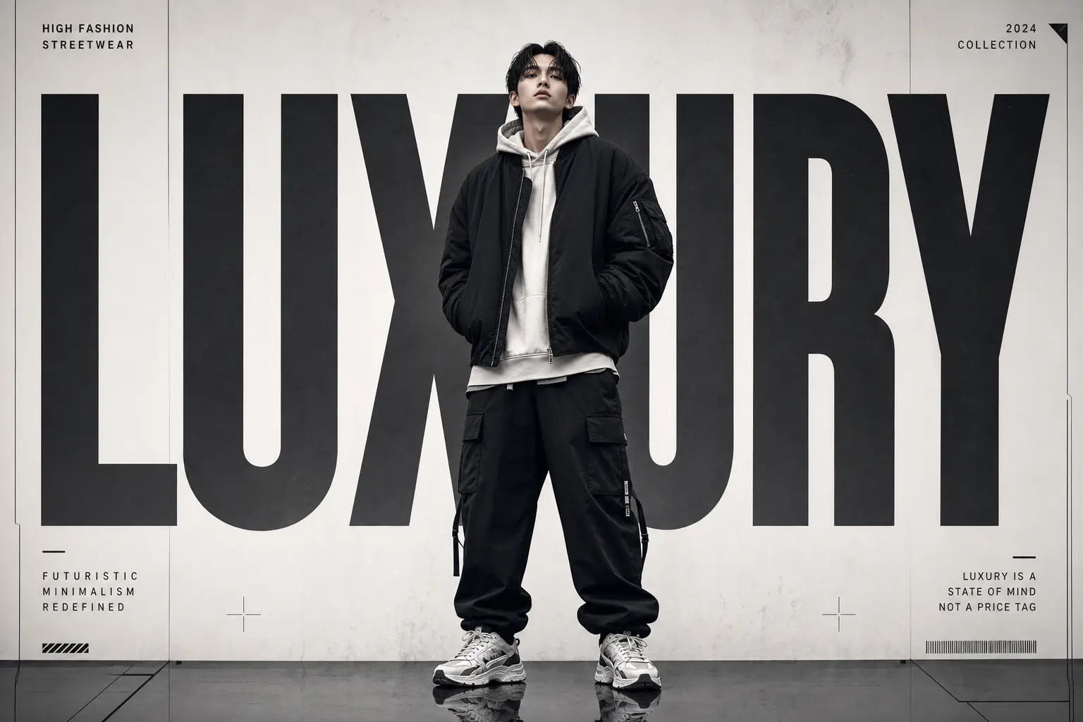 海报 LUXURY街头男模