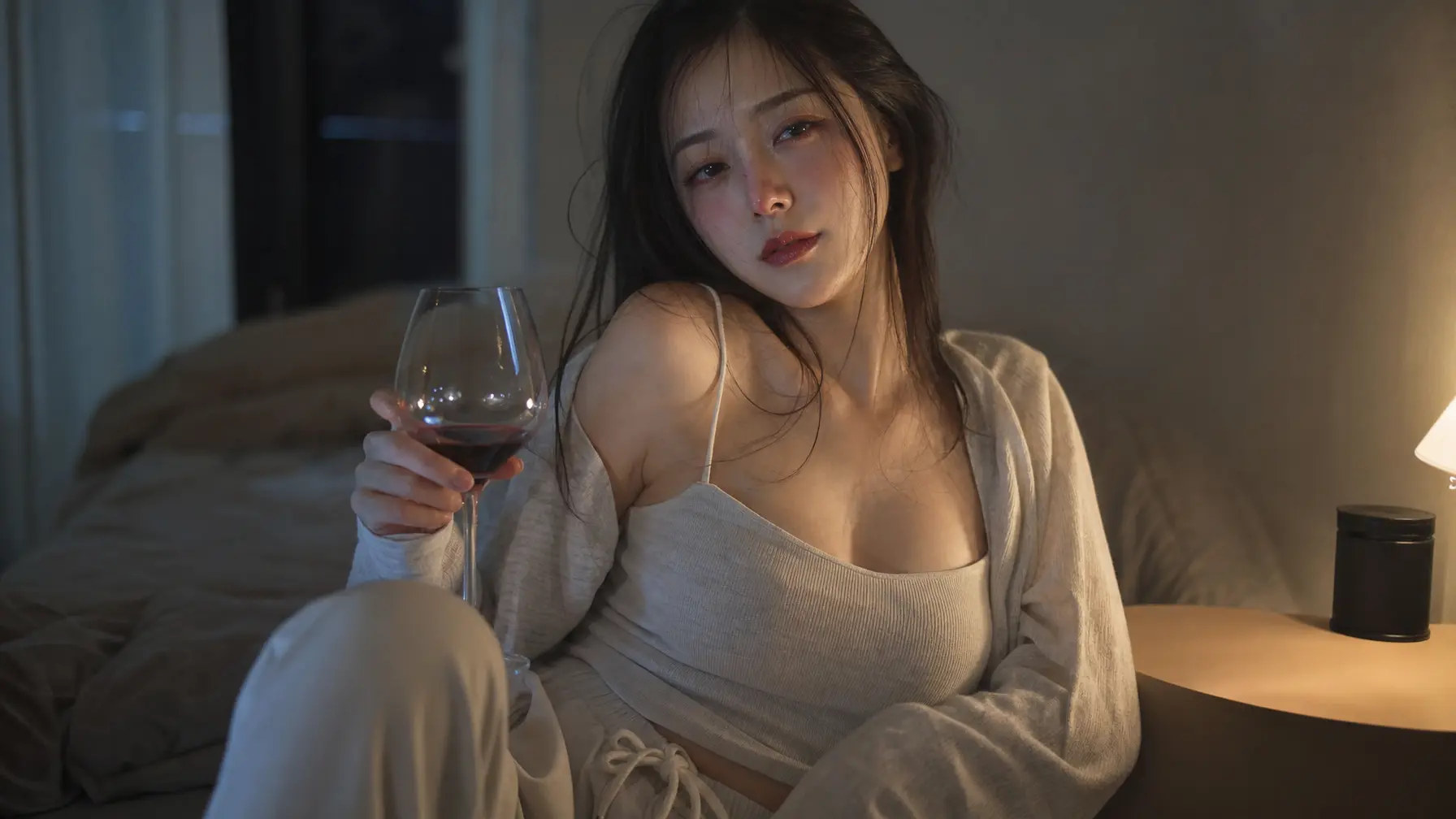 人像摄影 微醺红晕