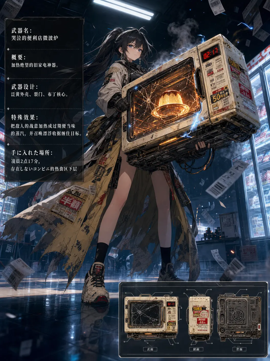 武器图鉴 哭泣的便利店微波炉