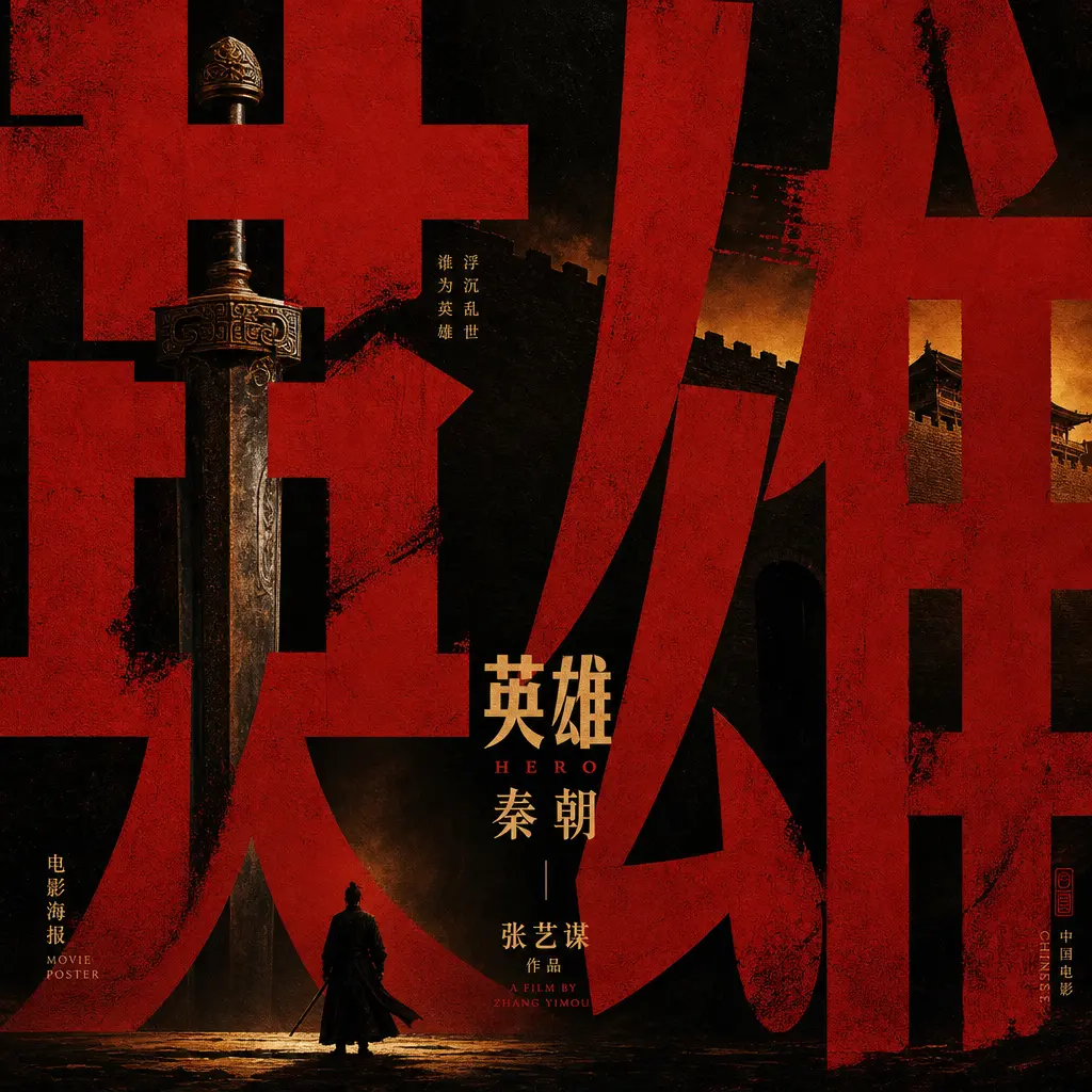 映画ポスター 兵馬俑を圧す巨字
