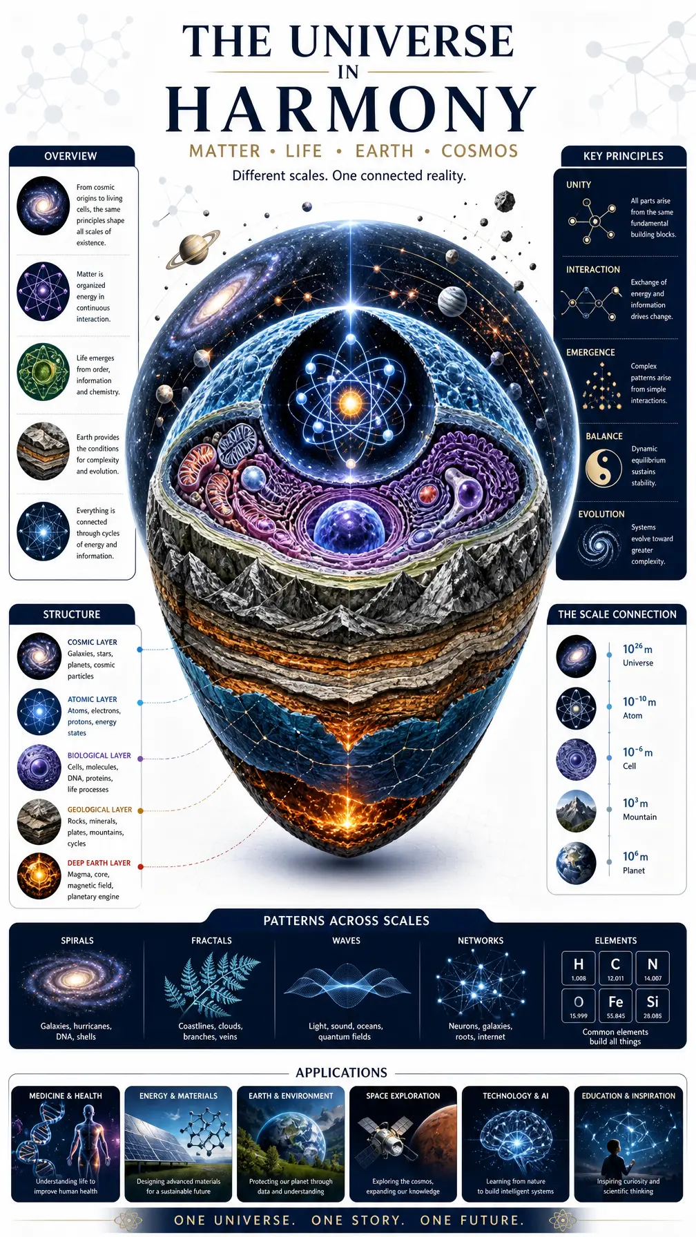 科普插画 太阳系行星排列