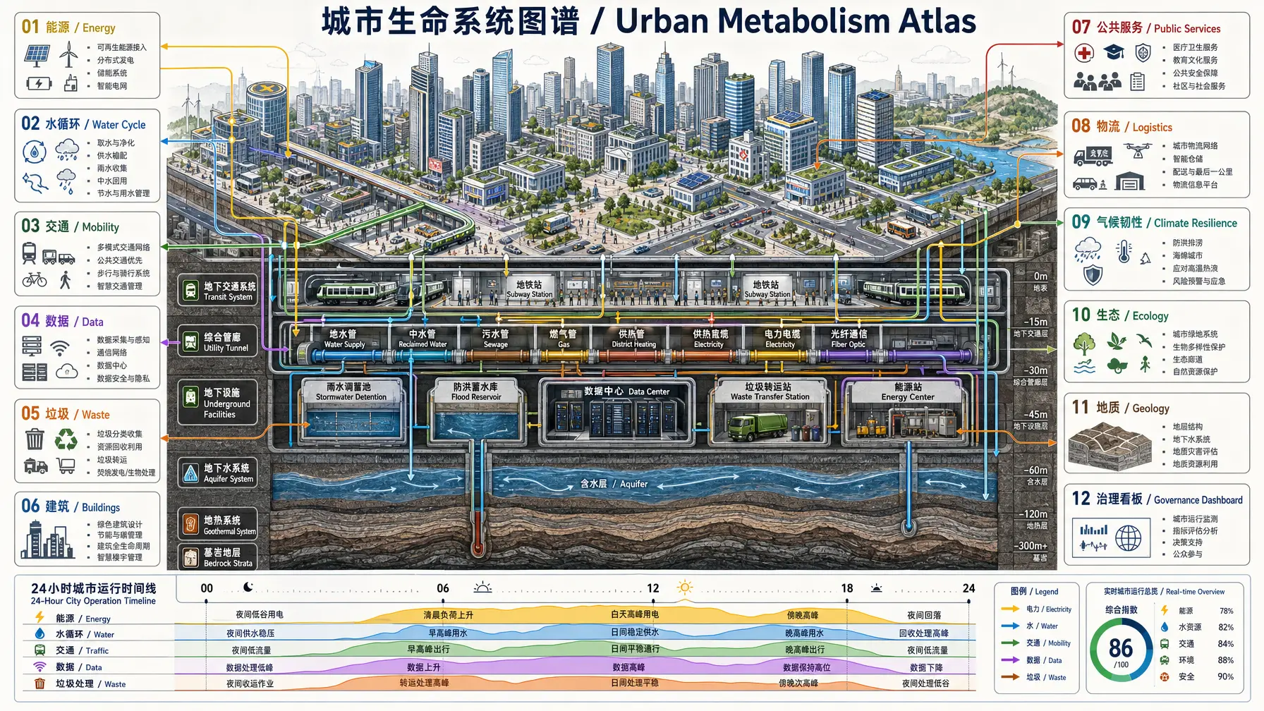信息图 天空到基岩