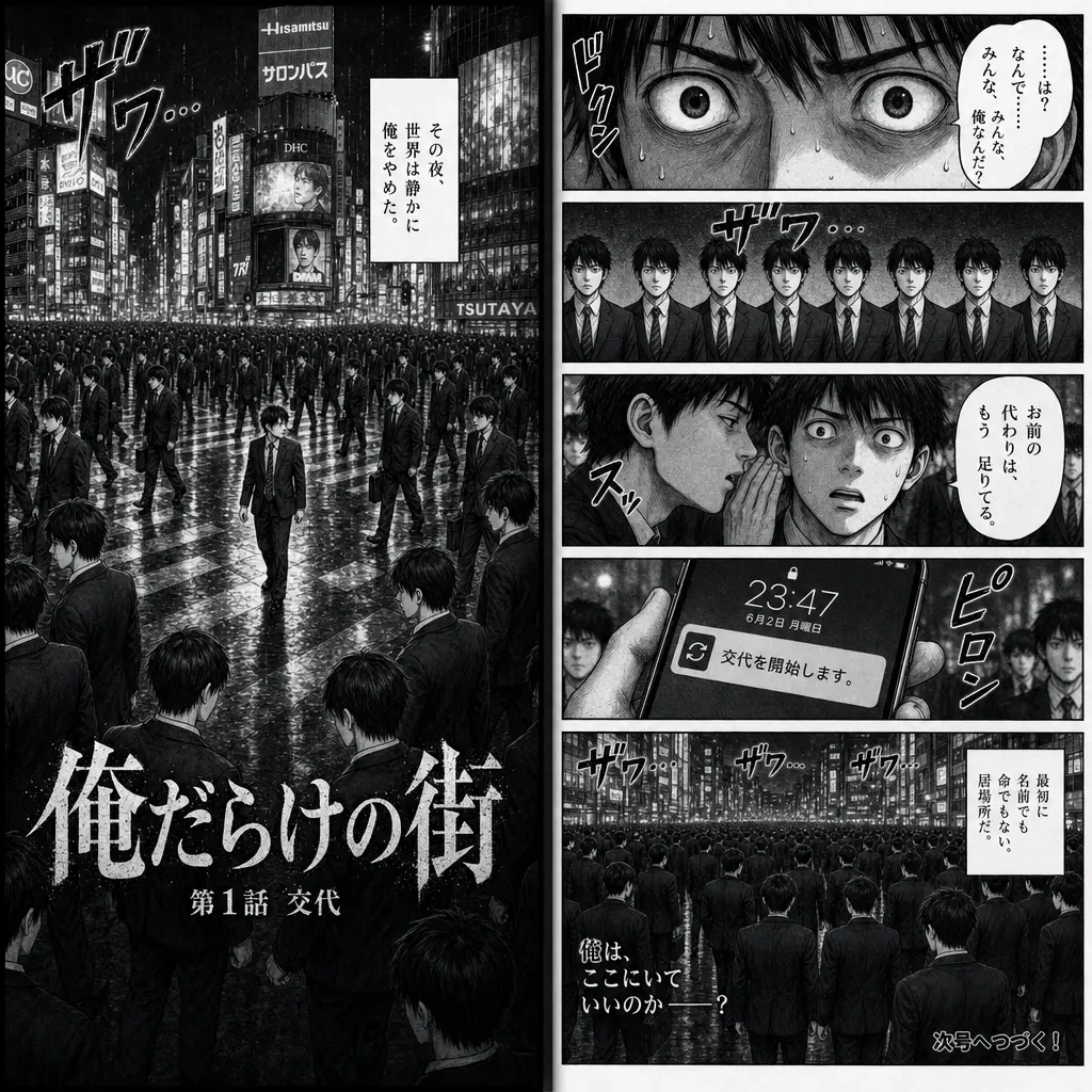 漫画 克隆人替代