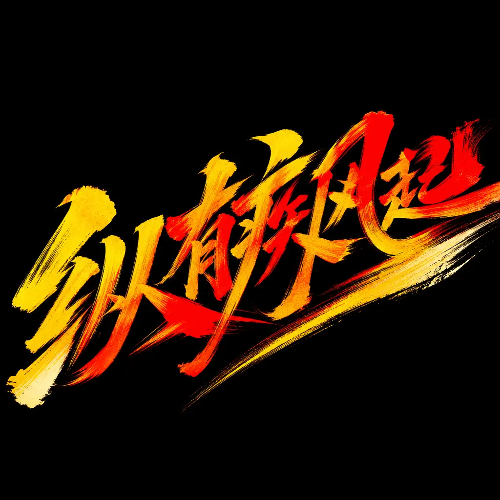 艺术字体 纵有疾风起