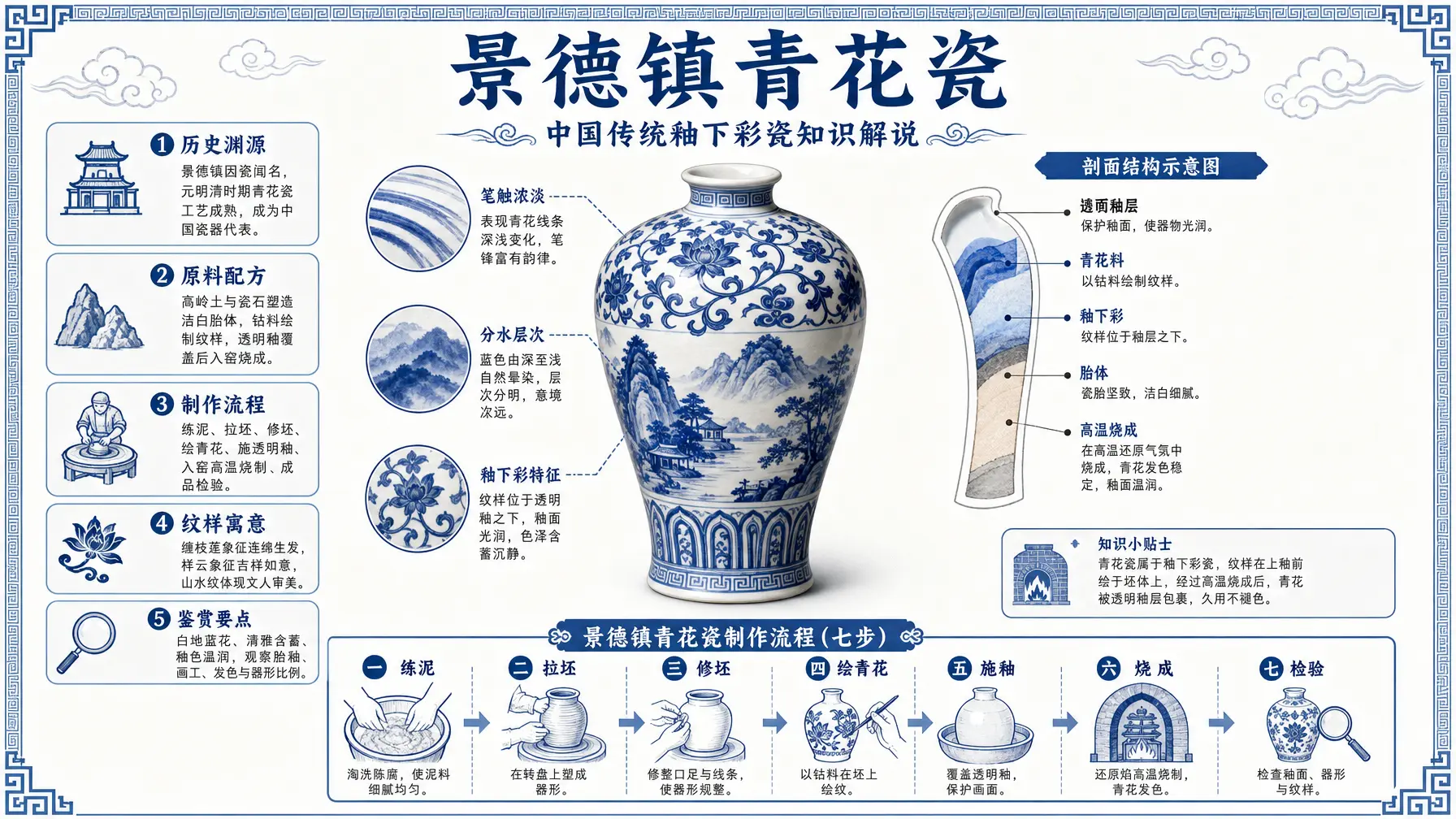 信息图 景德镇青花瓷知识