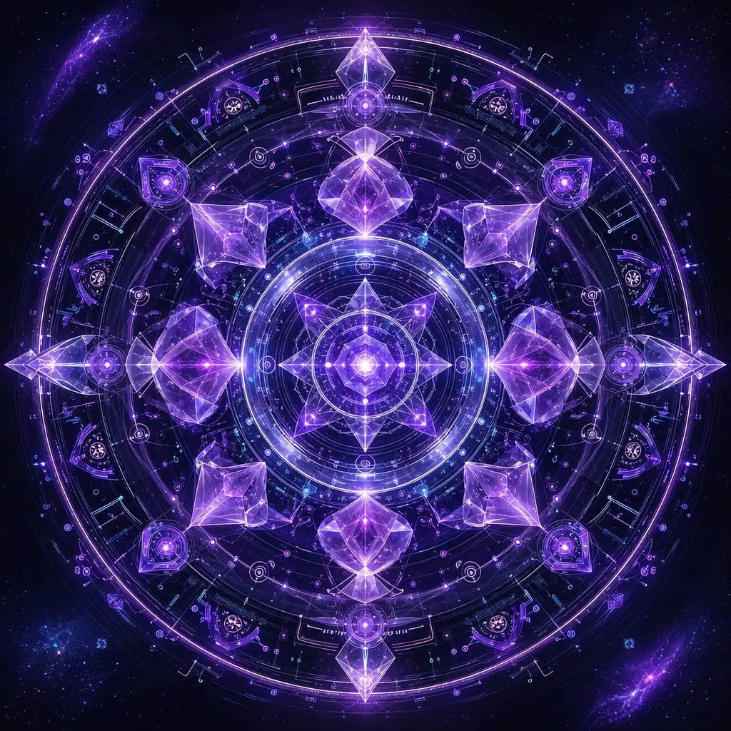 科幻插画 近未来曼荼罗