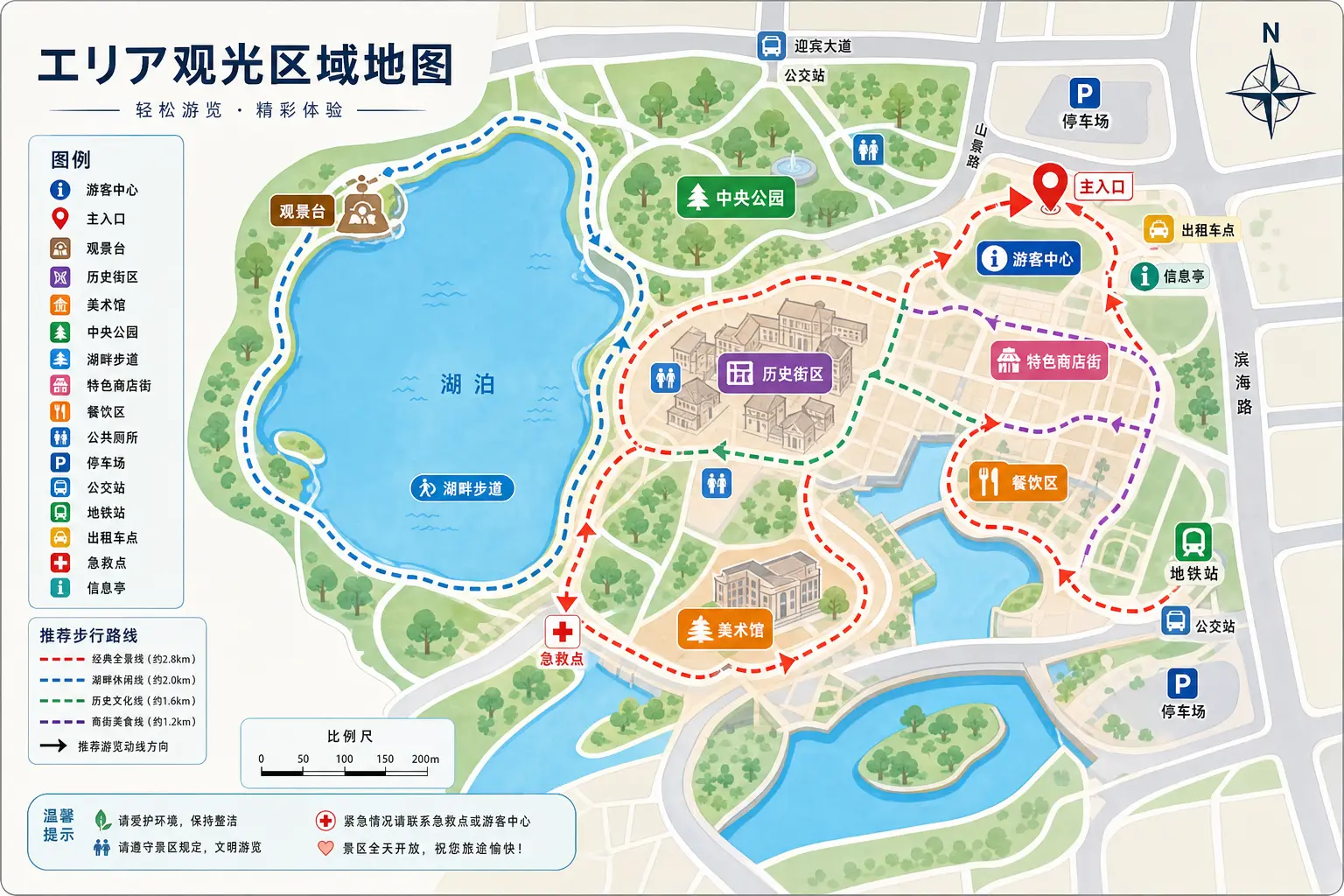 旅游地图 区域导览