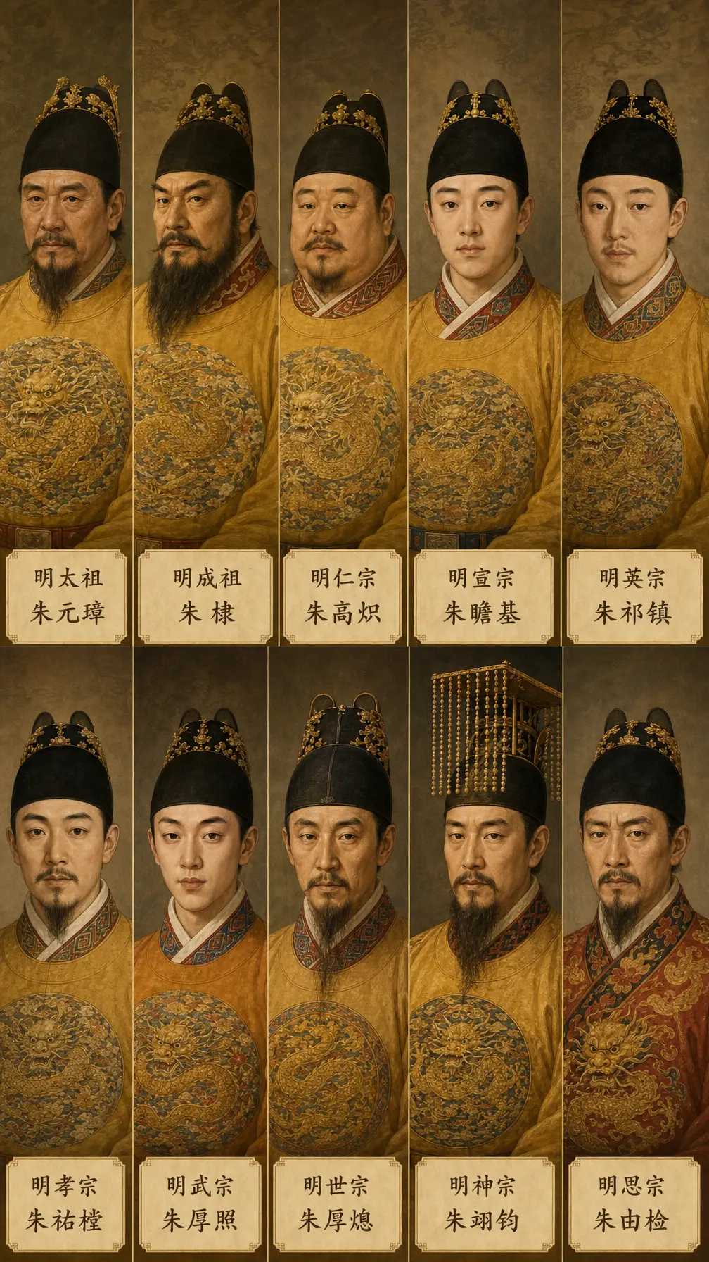 头像 明朝皇帝名号