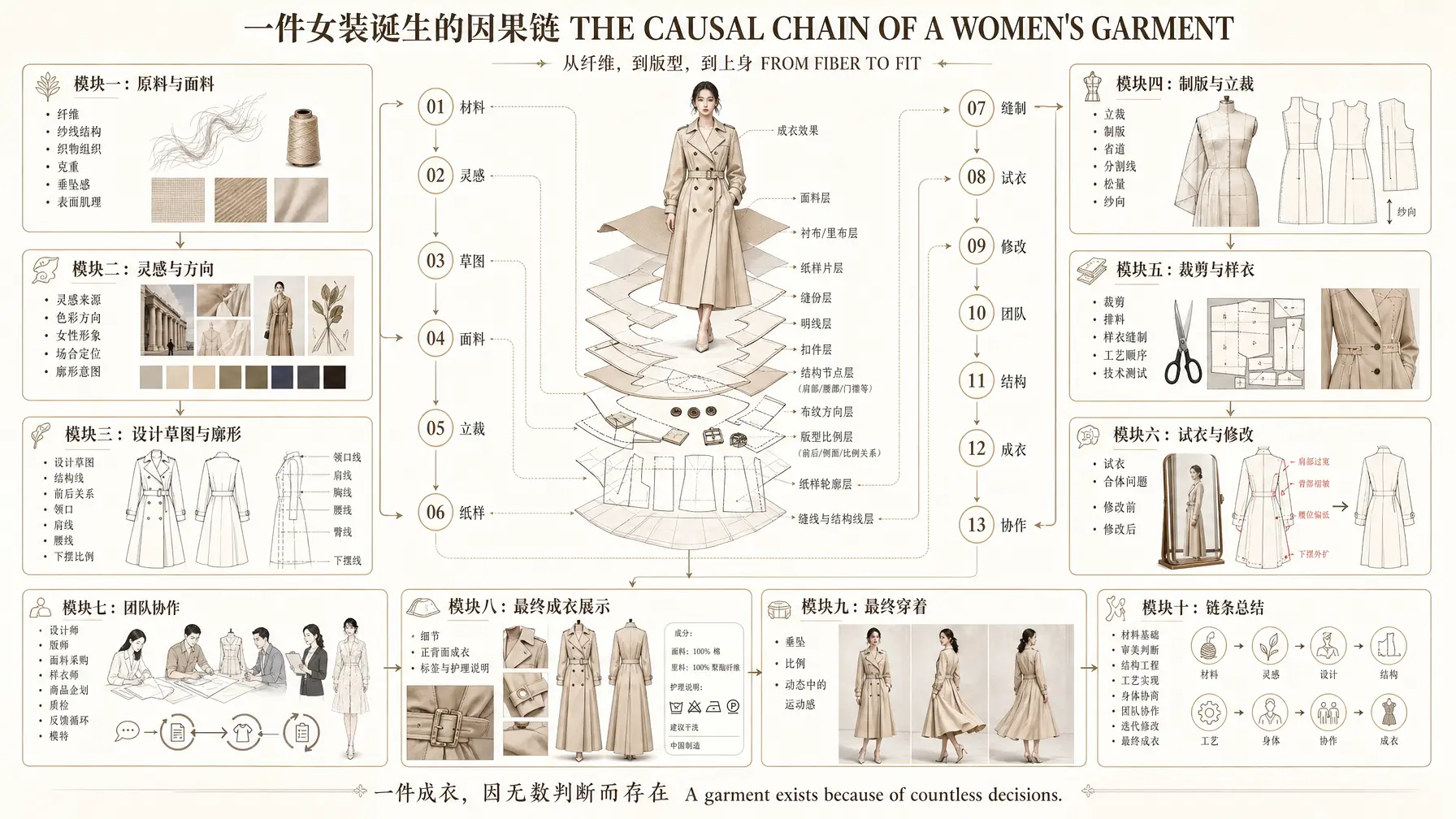 信息图 女装因果链