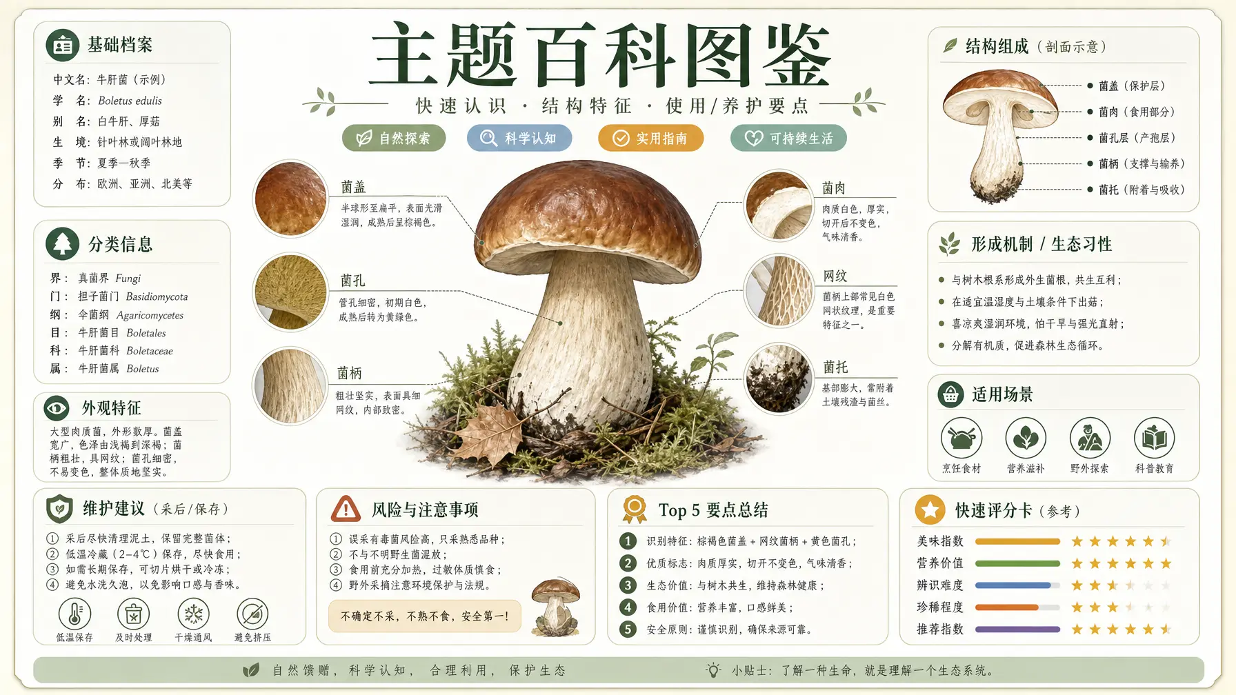 科普百科图 模块化设计