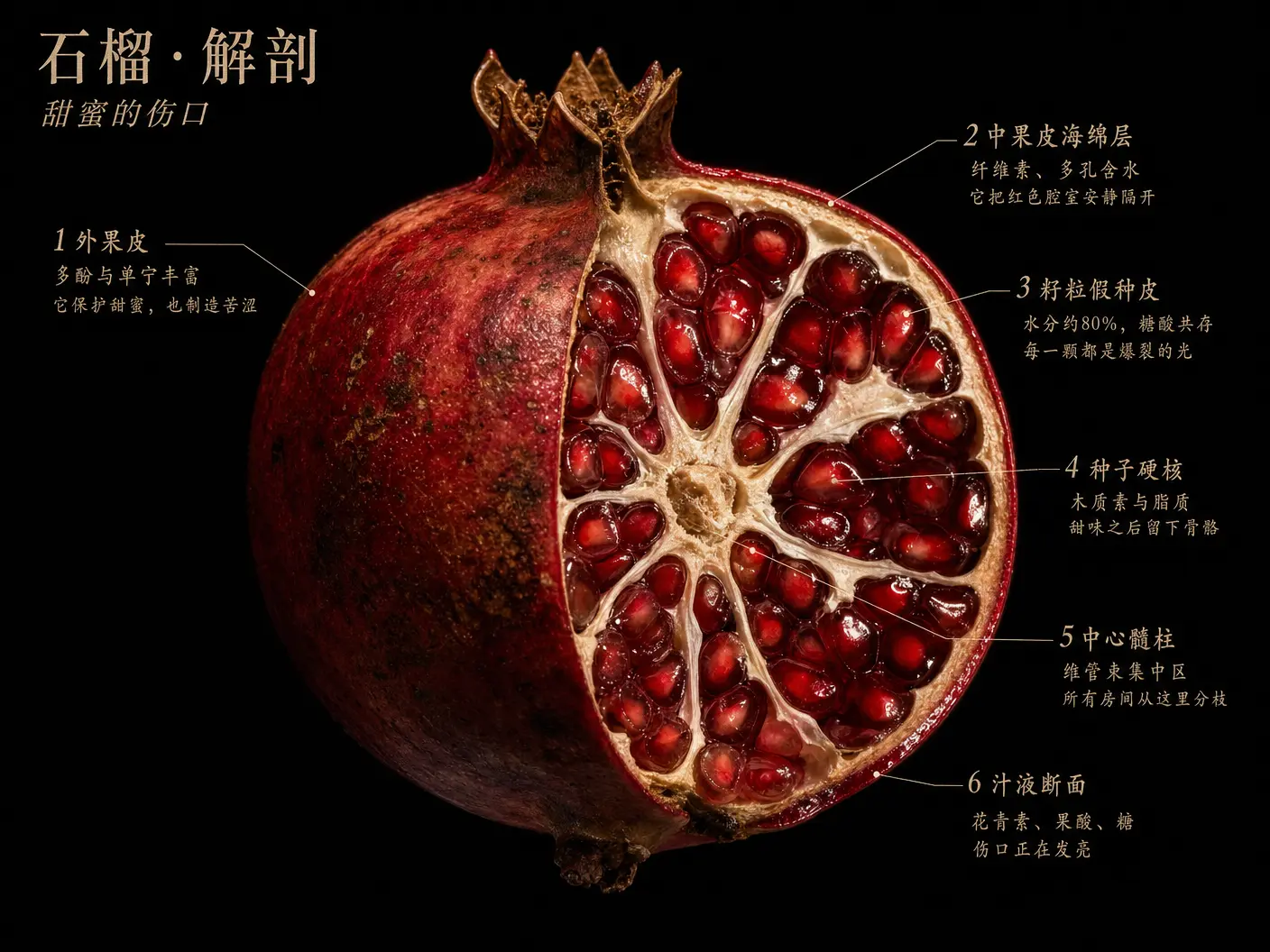 草莓 博物学解剖标本