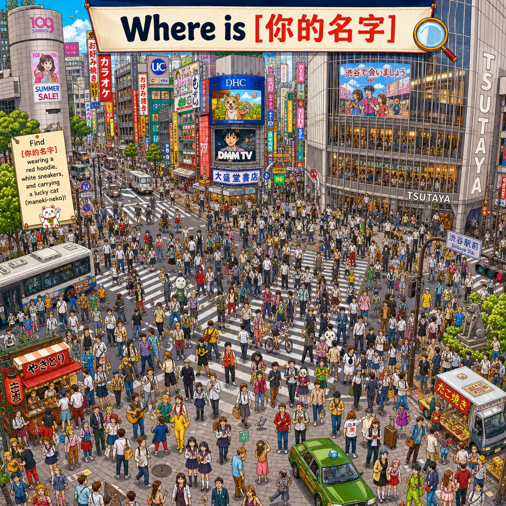海报 城市人群搜寻
