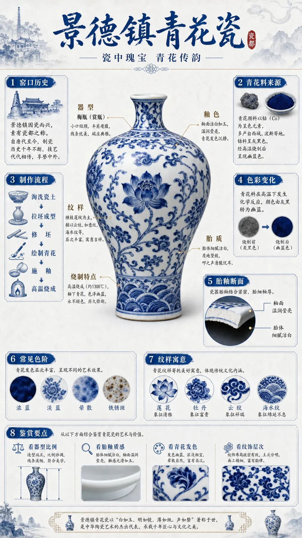 信息图 景德镇青花瓷