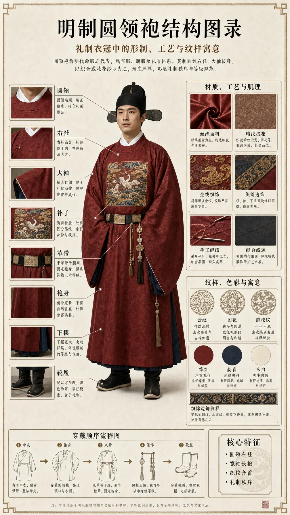 飞鱼服 结构拆解信息图